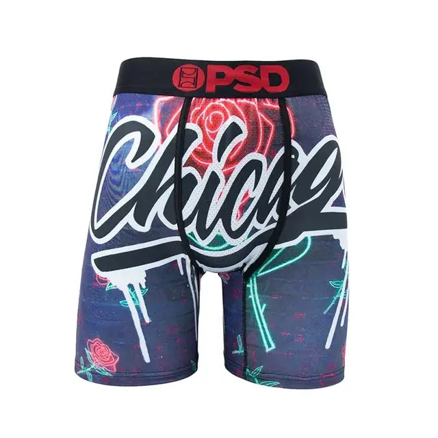 Men Underwear Boxers Fashion Printed